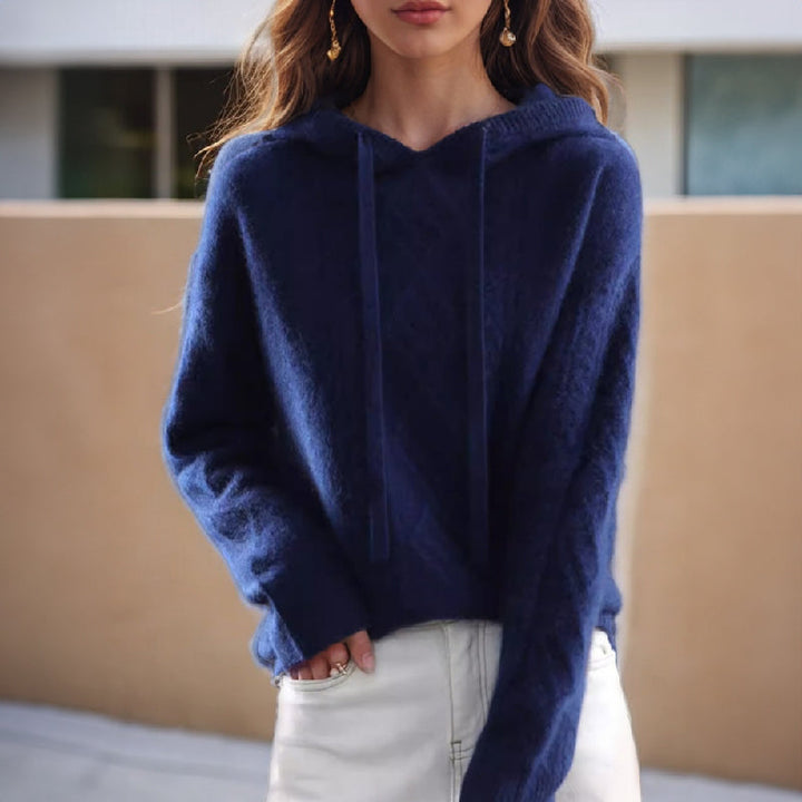 Valentina Rossi Hooded Douillet Pullover