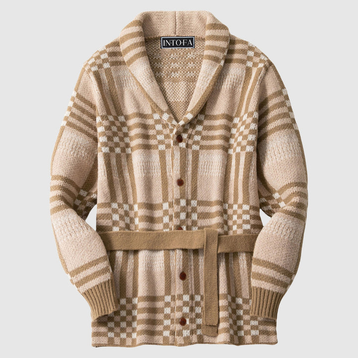 Victor Lévêque Heritage Plaid Cardigan