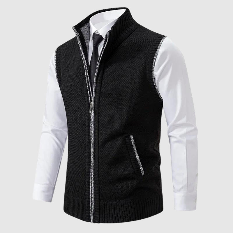 Victor Lévêque Zip-Up Sweater Vest