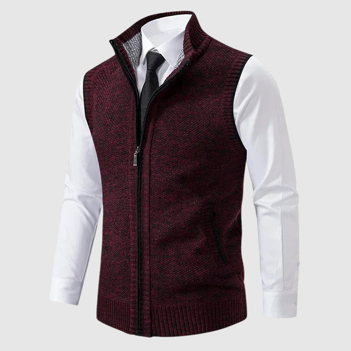 Victor Lévêque Zip-Up Sweater Vest