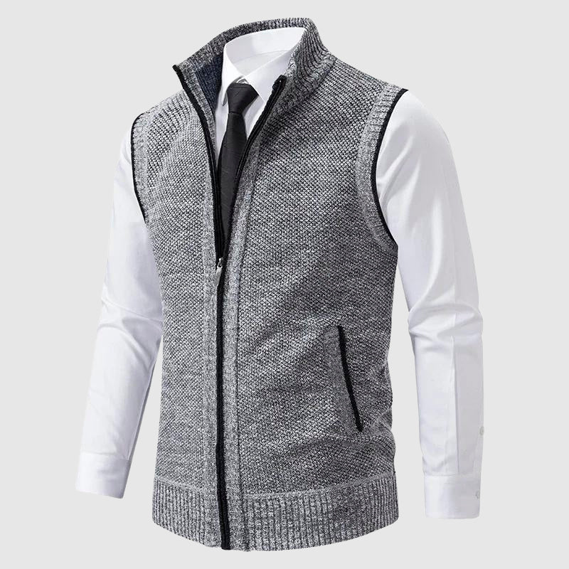 Victor Lévêque Zip-Up Sweater Vest