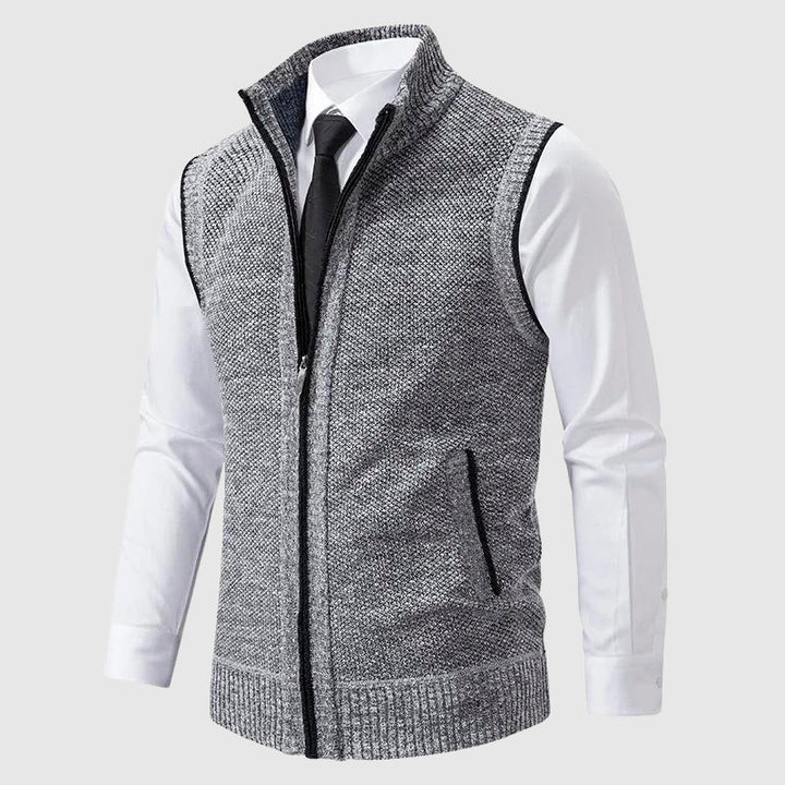 Victor Lévêque Zip-Up Sweater Vest