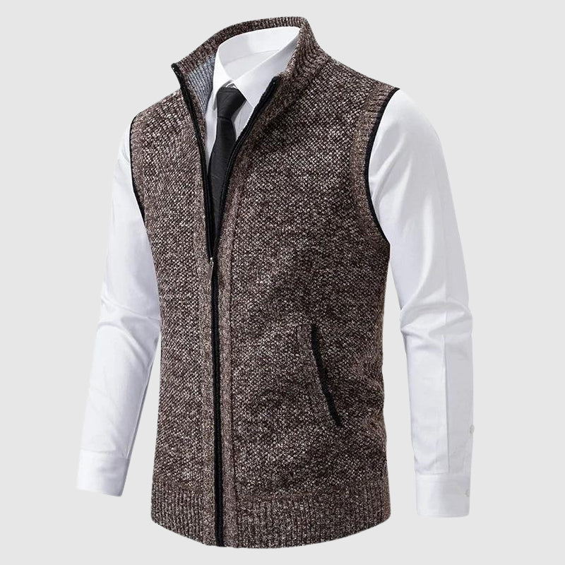 Victor Lévêque Zip-Up Sweater Vest