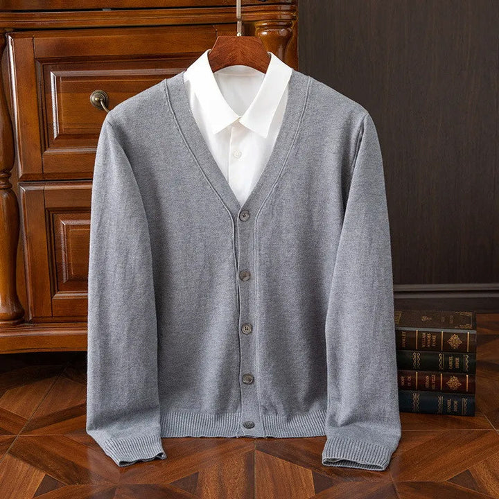 Victor Duval Heritage Knit Wool Cardigan