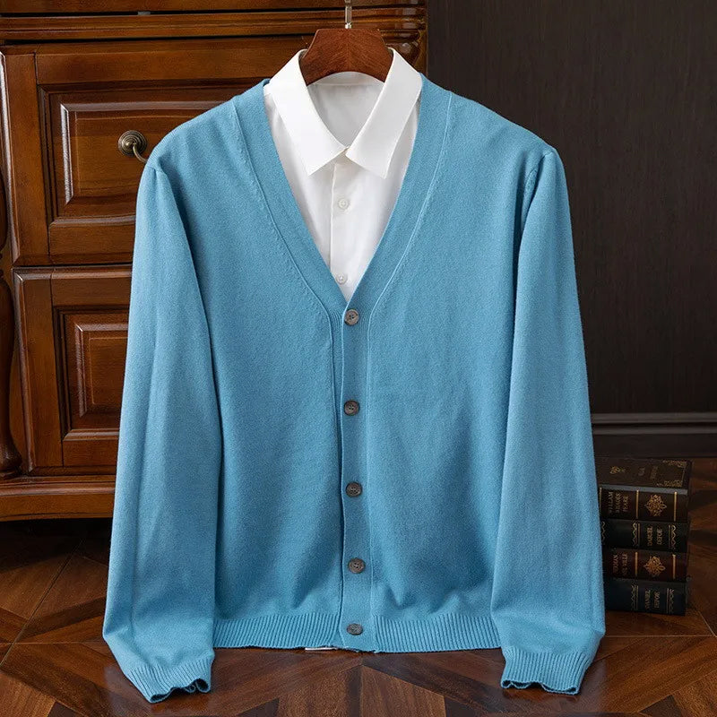 Victor Duval Heritage Knit Wool Cardigan