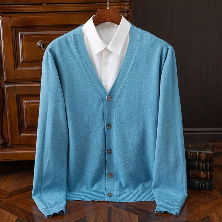 Victor Duval Heritage Knit Wool Cardigan
