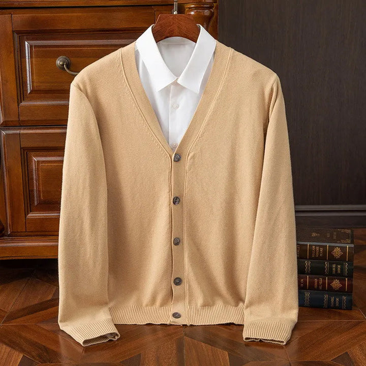 Victor Duval Heritage Knit Wool Cardigan