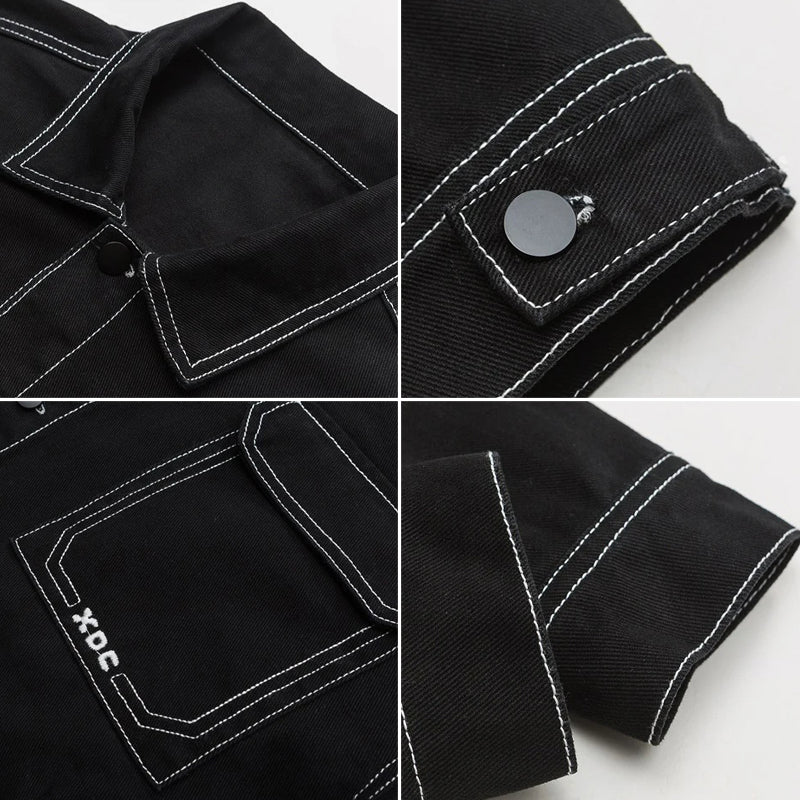 Victor Duval Retro Baggy Denim Jacket