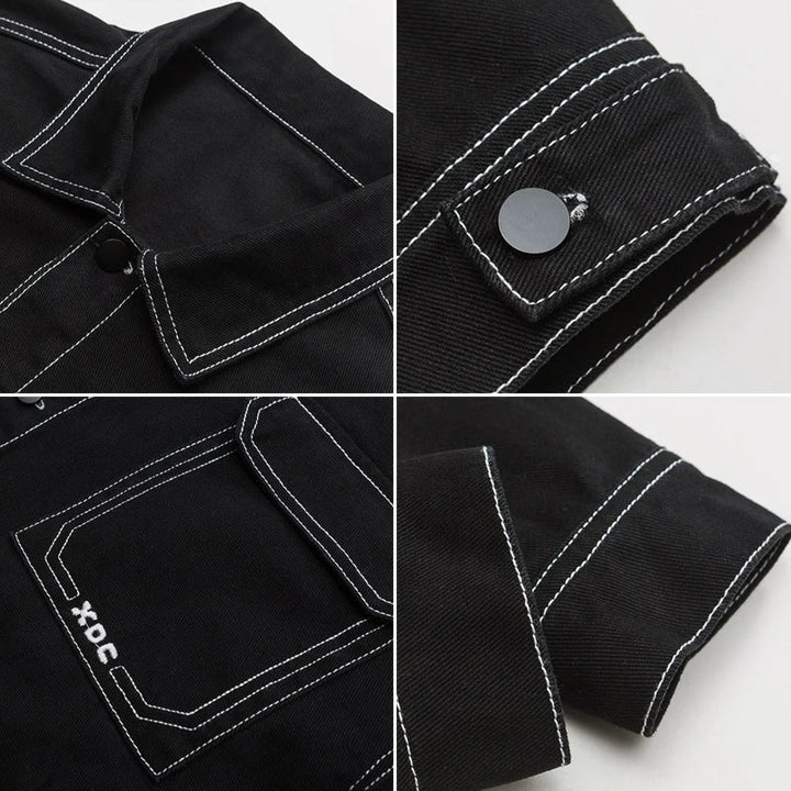 Victor Duval Retro Baggy Denim Jacket