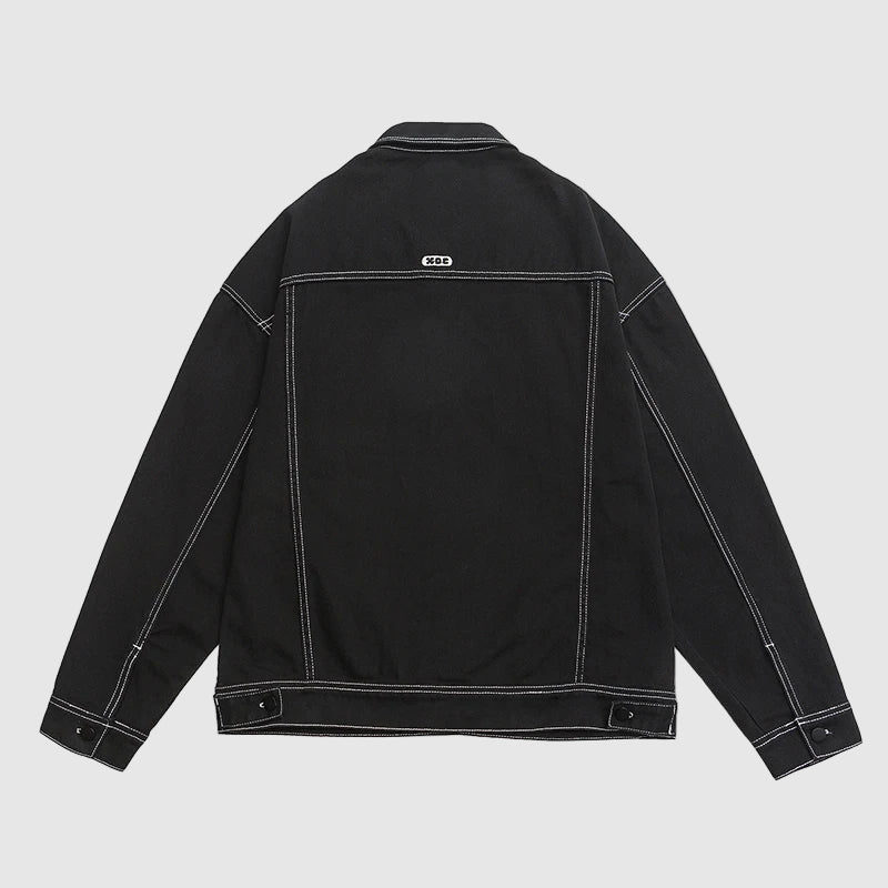 Victor Duval Retro Baggy Denim Jacket