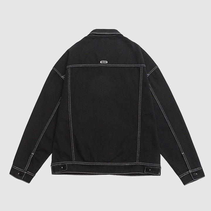 Victor Duval Retro Baggy Denim Jacket