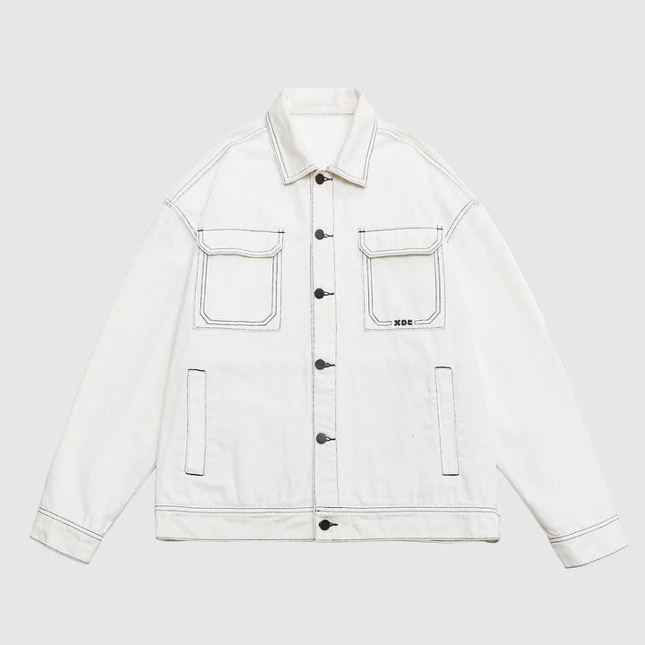Victor Duval Retro Baggy Denim Jacket