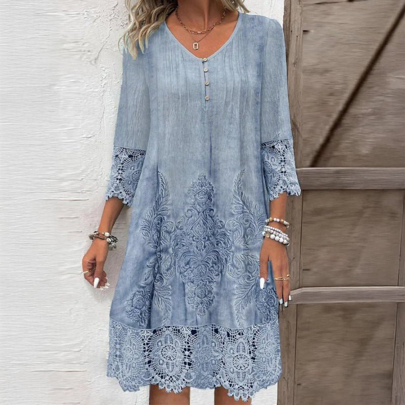 Antigone Lace Dress by Céleste Bouchard - Intofa