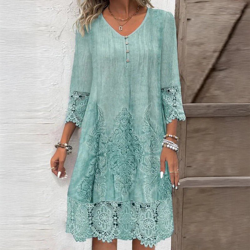 Antigone Lace Dress by Céleste Bouchard - Intofa