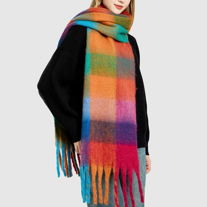 Avellino Multicolored Cascade Scarf - Intofa