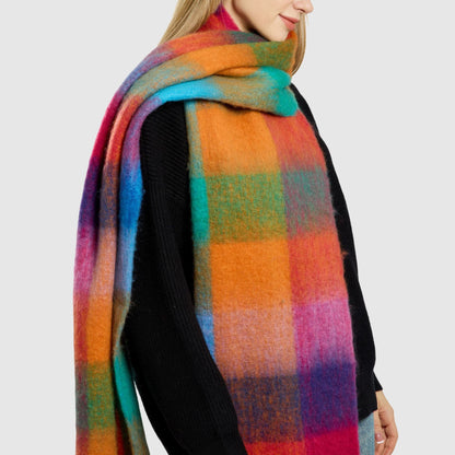 Avellino Multicolored Cascade Scarf - Intofa