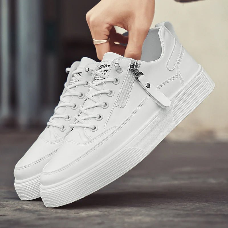 Avenue Luxe Leather Sneakers - Intofa