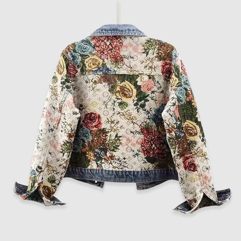 Céleste Bouchard Blossom Denim Jacket - Intofa