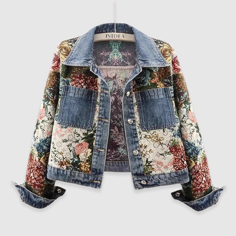 Céleste Bouchard Blossom Denim Jacket - Intofa