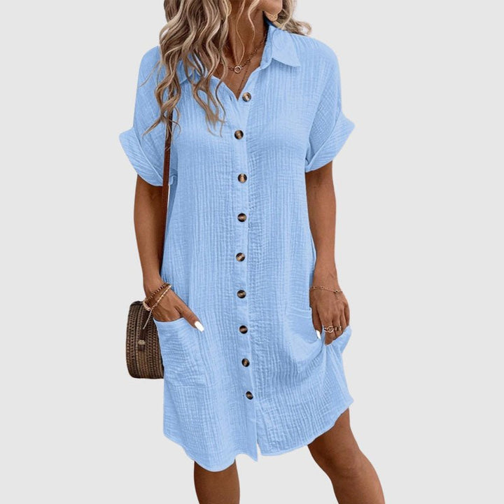 Céleste Bouchard Colmar Linen Dress - Intofa
