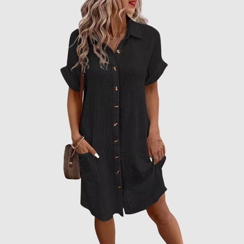 Céleste Bouchard Colmar Linen Dress - Intofa