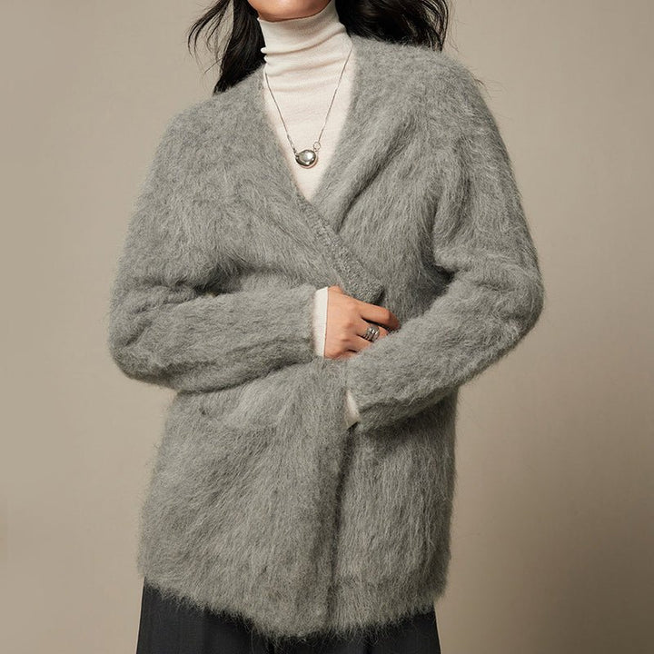 Céleste Bouchard Soft Alpaca Cardigan - Intofa