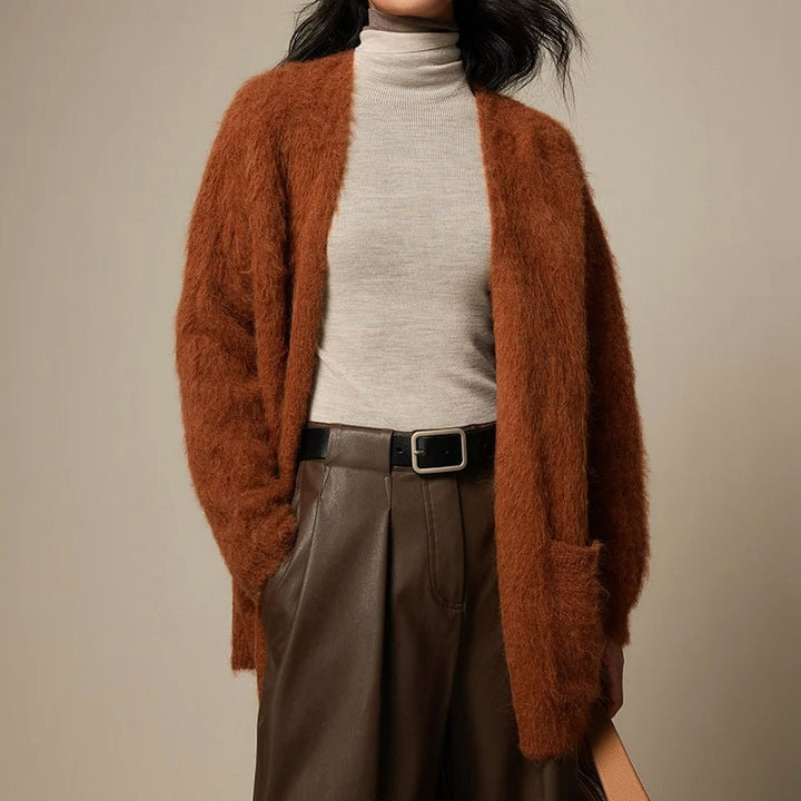 Céleste Bouchard Soft Alpaca Cardigan - Intofa