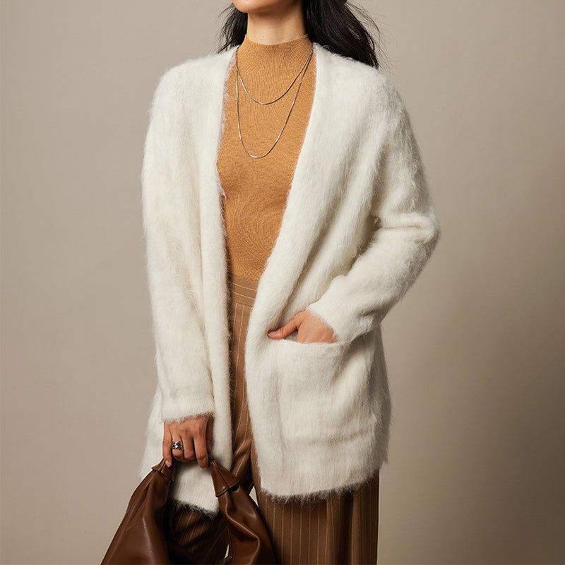 Céleste Bouchard Soft Alpaca Cardigan - Intofa