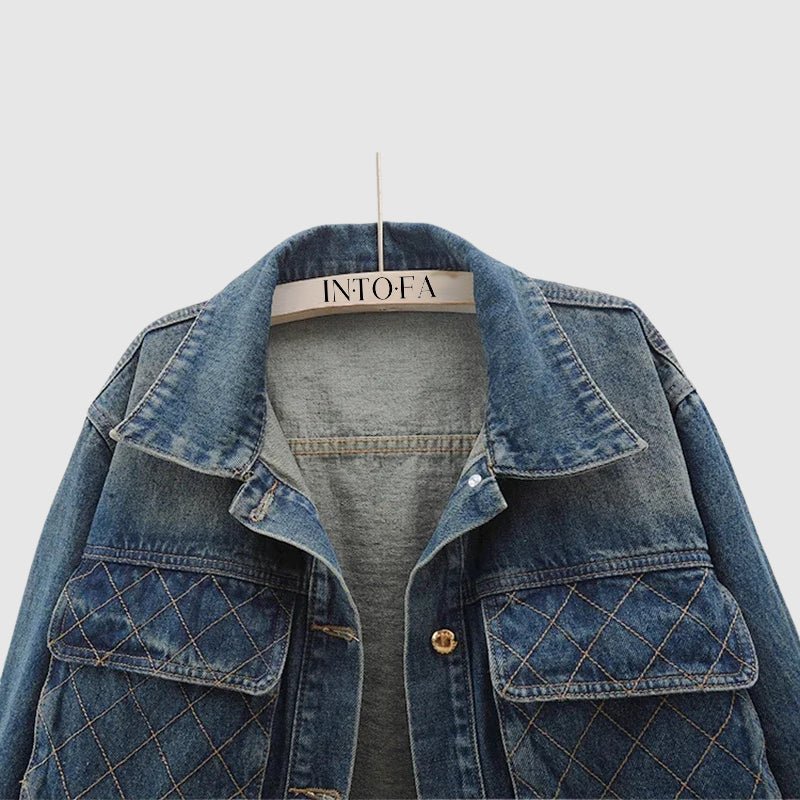 Céleste Bouchard Vintage Denim Jacket - Intofa