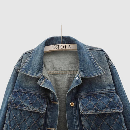 Céleste Bouchard Vintage Denim Jacket - Intofa