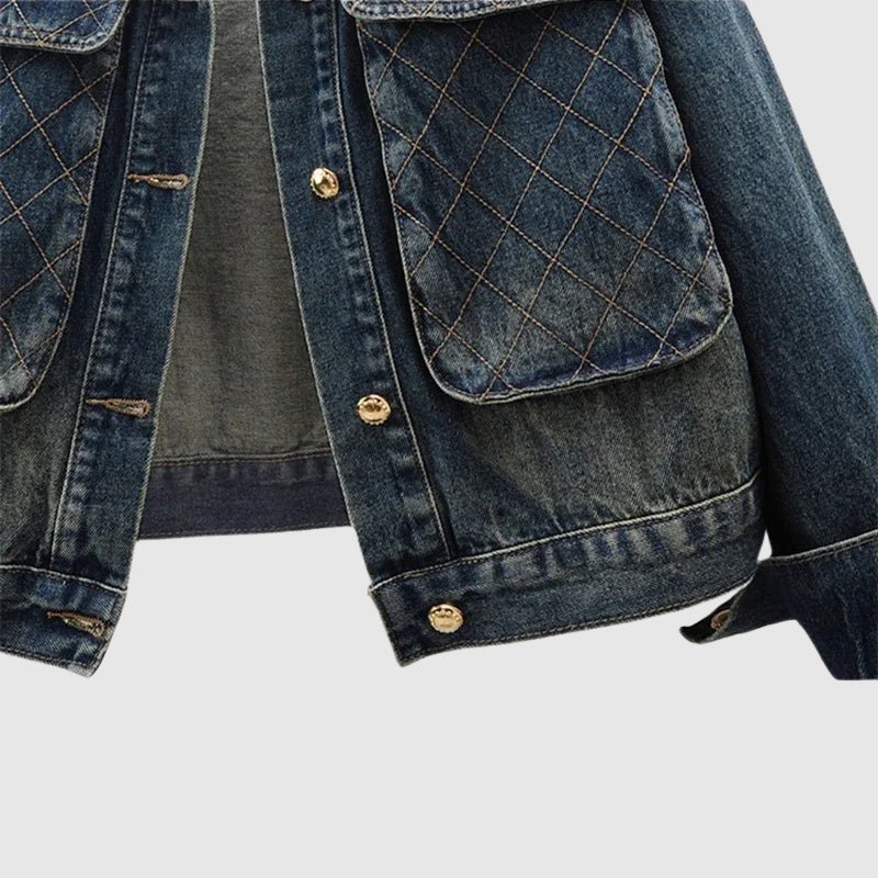 Céleste Bouchard Vintage Denim Jacket - Intofa