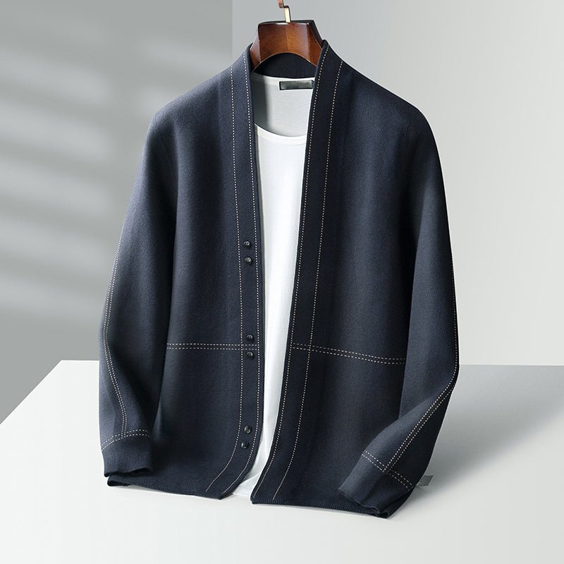 Charles Harrington Wool Weaver Cardigan - INTOFA