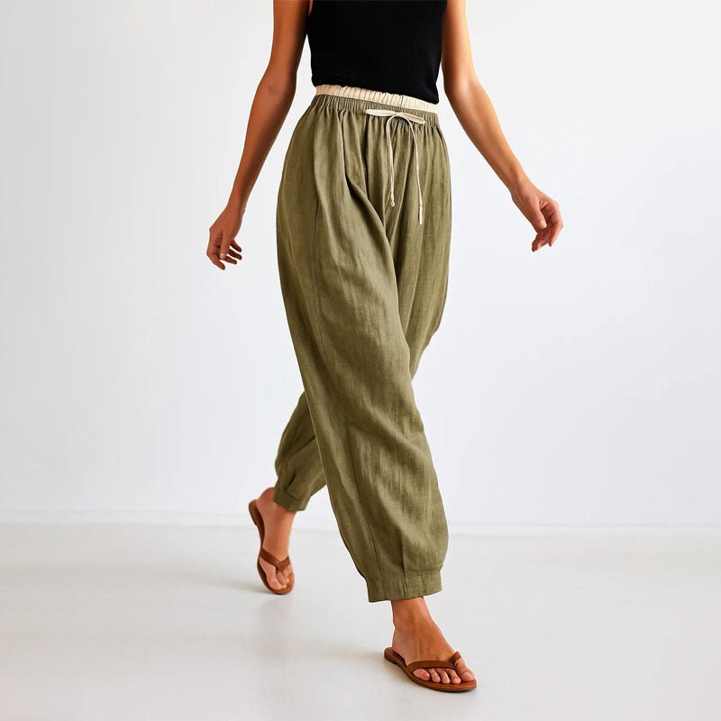 Chloé Rousseau Cotton Harem Pants - Intofa