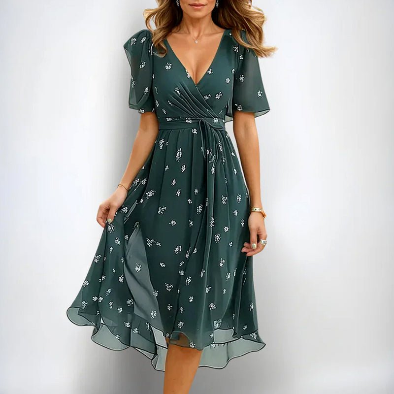 Chloé Rousseau Floral Midi Dress - Intofa