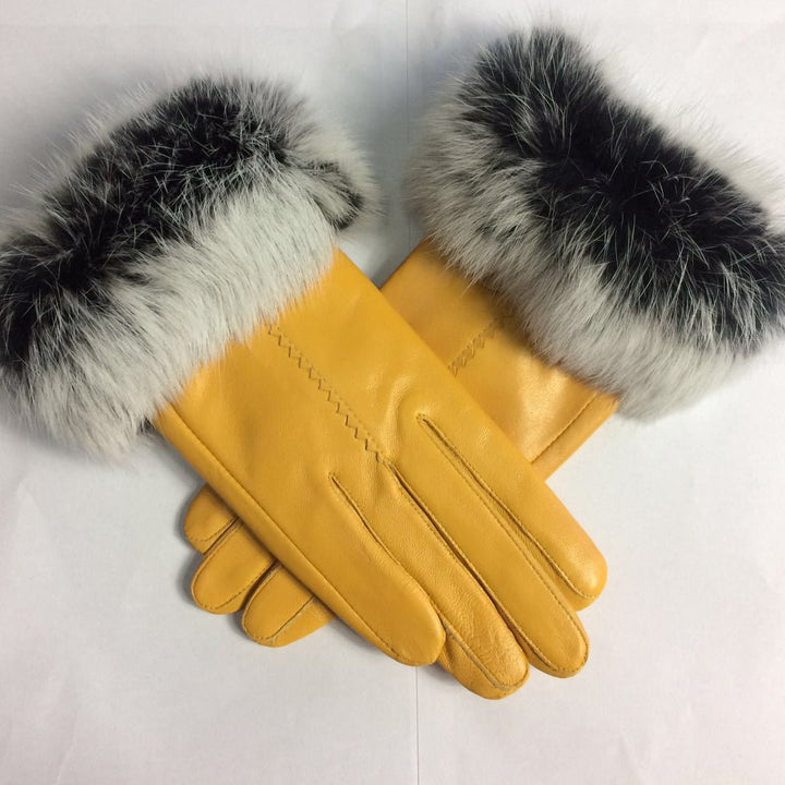 Chloé Rousseau Noble Leather Gloves - INTOFA