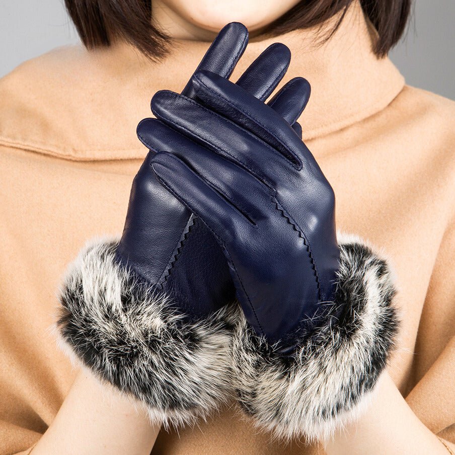Chloé Rousseau Noble Leather Gloves - INTOFA