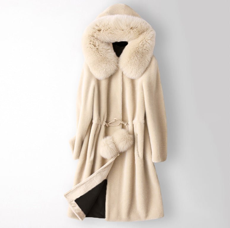 Chloé Rousseau Opal Fur Coat - INTOFA