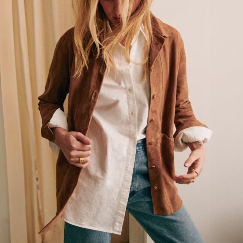Chloé Rousseau Retro Suede Jacket - Intofa
