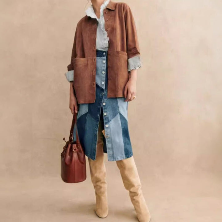 Chloé Rousseau Retro Suede Jacket - Intofa