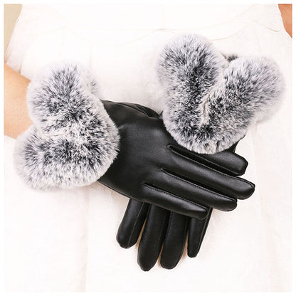 Chloé Rousseau Royal Leather Gloves - INTOFA