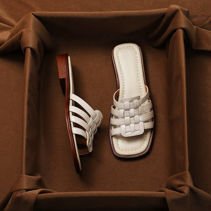 Chloé Rousseau Solesmes Woven Flats - Intofa
