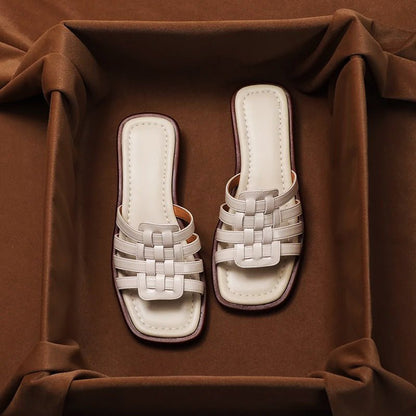Chloé Rousseau Solesmes Woven Flats - Intofa