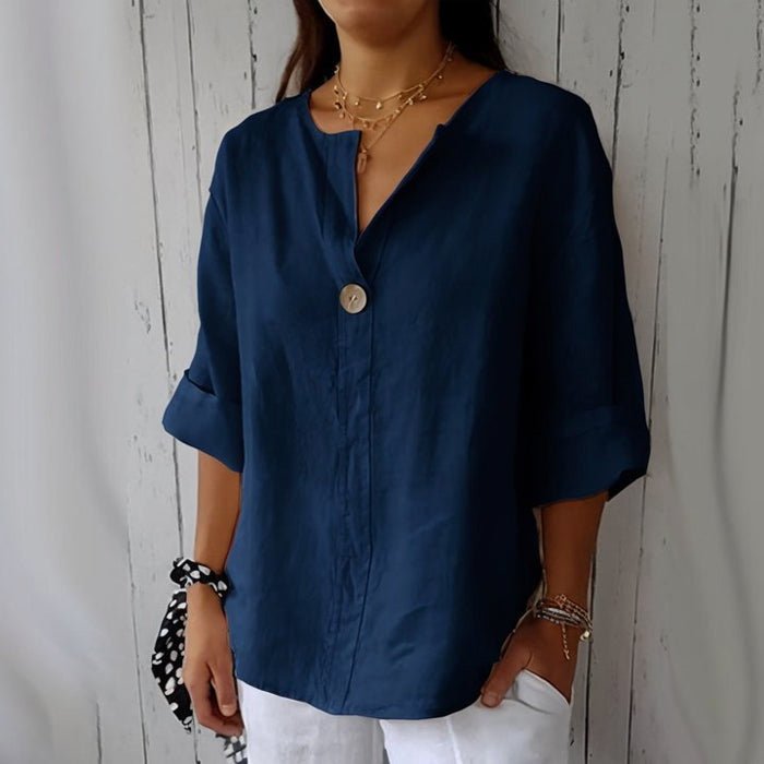 Chloé Rousseau Valence Linen Blouse - Intofa