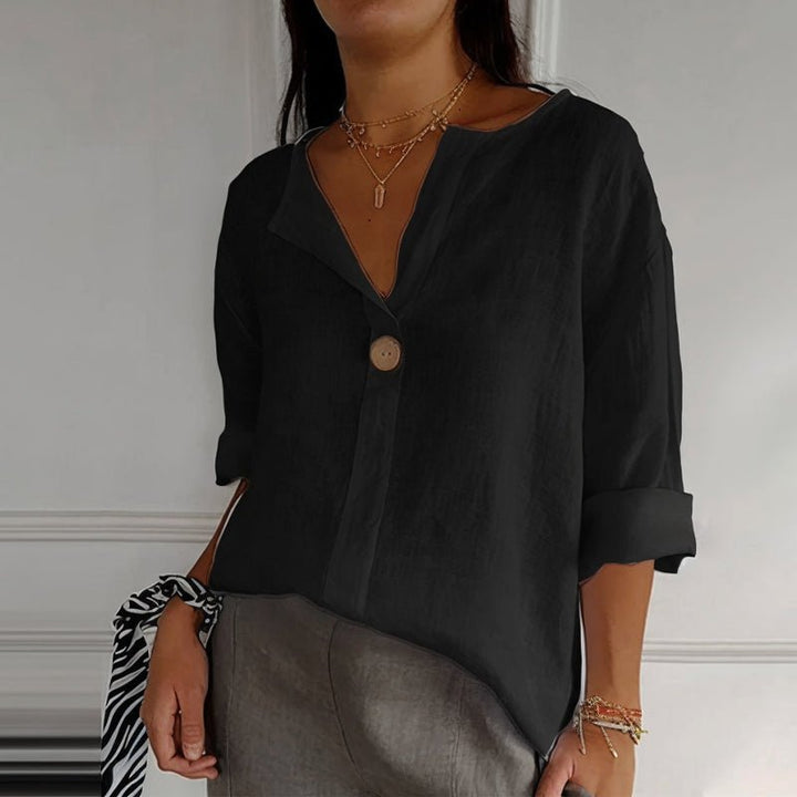Chloé Rousseau Valence Linen Blouse - Intofa