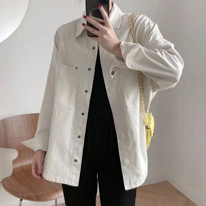 Chloé Rousseau Washed Denim Jacket - Intofa