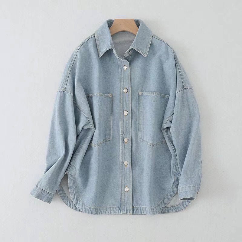 Chloé Rousseau Washed Denim Jacket - Intofa