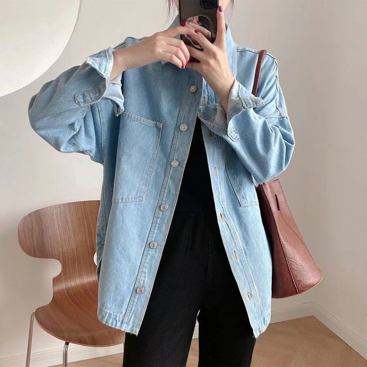 Chloé Rousseau Washed Denim Jacket - Intofa
