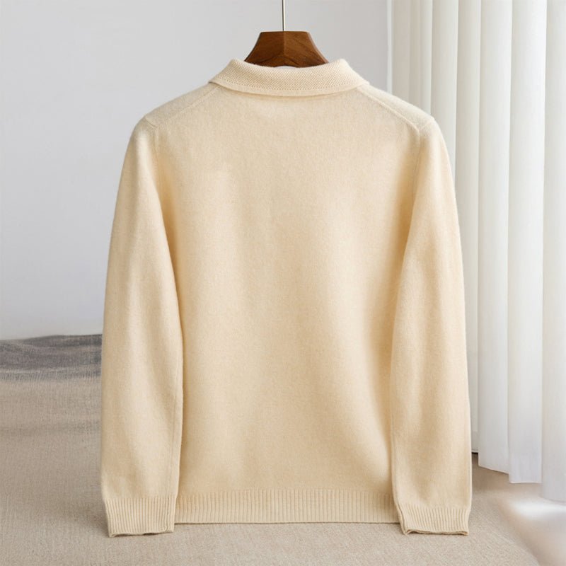 Dean Clark Knitted Polo Sweater - Intofa
