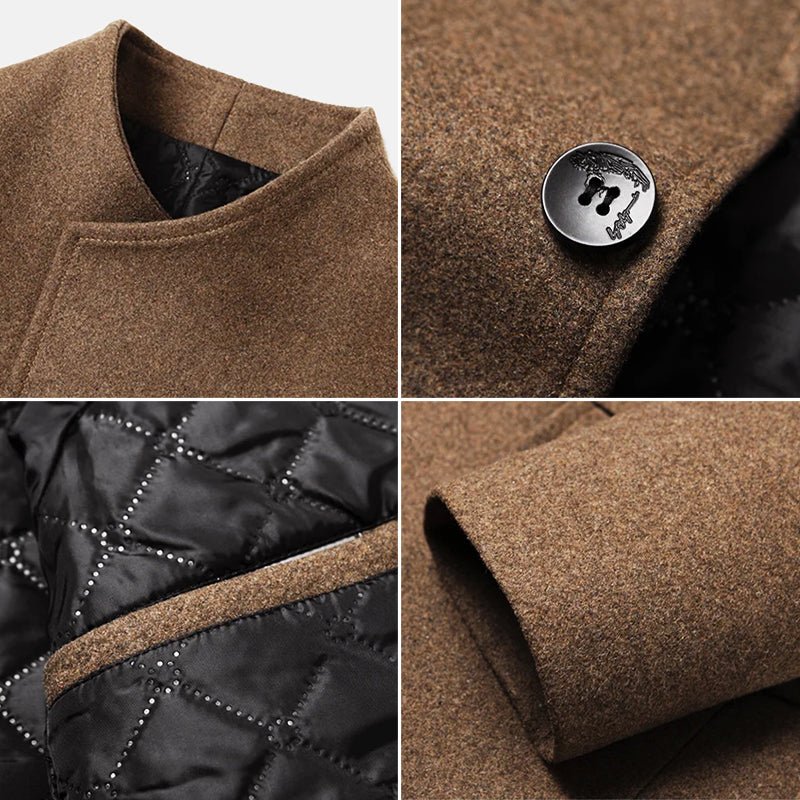 Dean Clark Signature Wool Coat - INTOFA