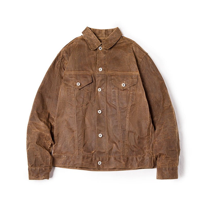 Dean Clark Tin Cloth Waxed Jacket - Intofa